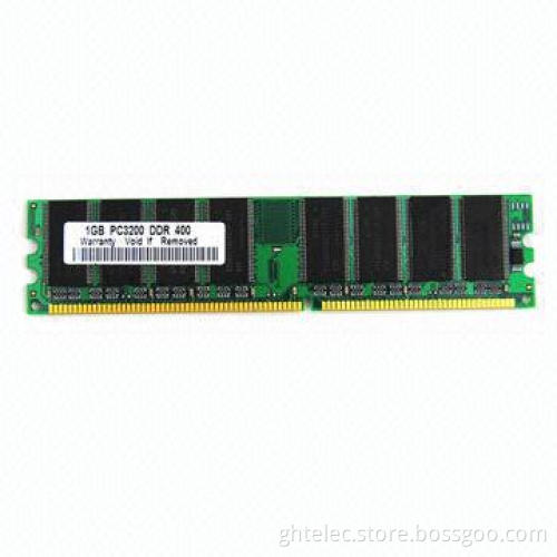 Desktop DDR 1GB 400MHz RAM Memory, Work with All Motherboards, ETT Original Chip, 64MB*8/16C